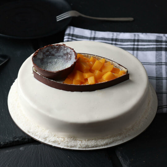 Cake Mango Coconut Vanilla Entremet 8 Portion